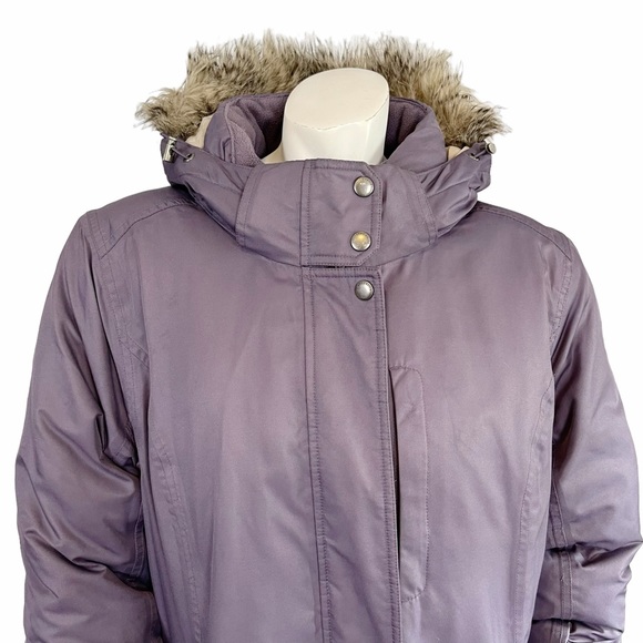 EDDIE BAUER Weatheredge Lavender Purple Goose Down Parka Jacket - Picture 2 of 7